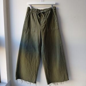 Gap Easy Waist Pull On Pants Olive Green Women's Small